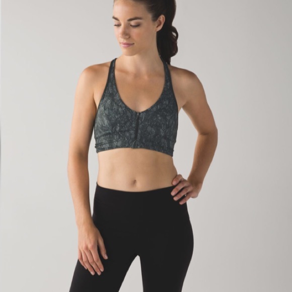 Lululemon Athletica CoolToStreet zip front bra sz4 - Picture 3 of 10